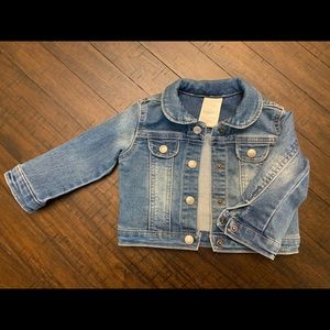 First impressions baby girl jean jacket